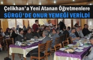 Çelikhan'a Atanan Öğretmenlere Sürgü'de Yemek...